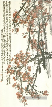  ancien - Wu cangle prune ancienne encre de Chine